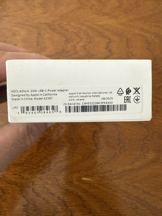 Incarcator apple iphone, ipad 20w usbc nou,original