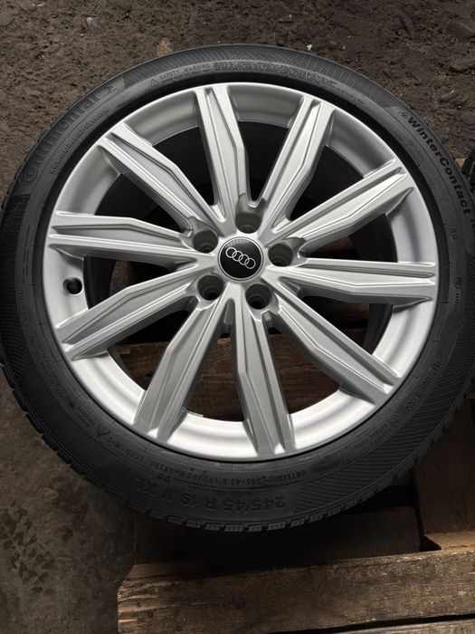 Jante originale Audi A6 cu anvelope iarna Continental 245/45 R19