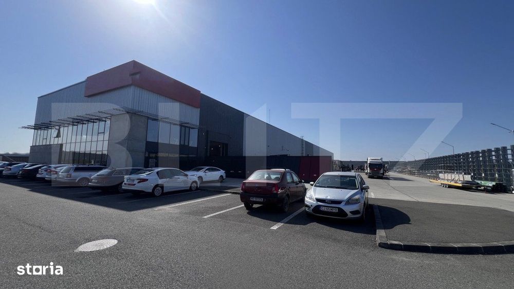 Hala cu pod rulant, cladire admininstrativa