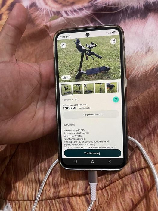 Samsung Galaxy A36 5G 128GB - Baterie 100% / 72 cicluri - Schimb cu trotinetă electrică
A36