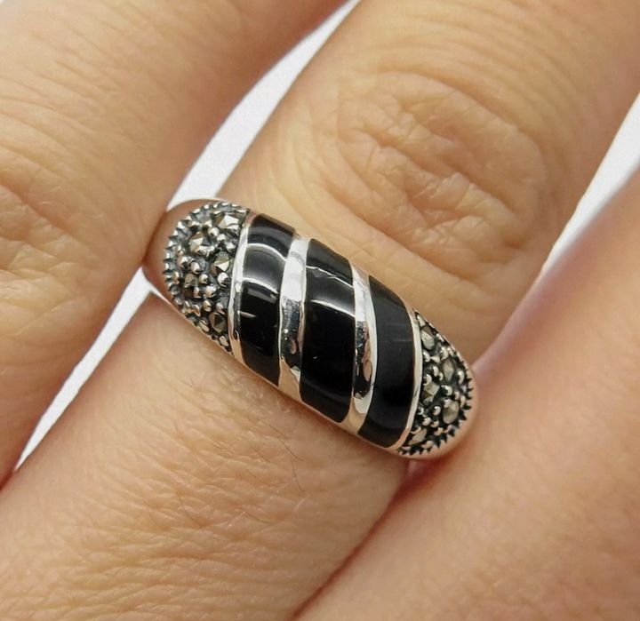 Винтажный комплект с ониксом