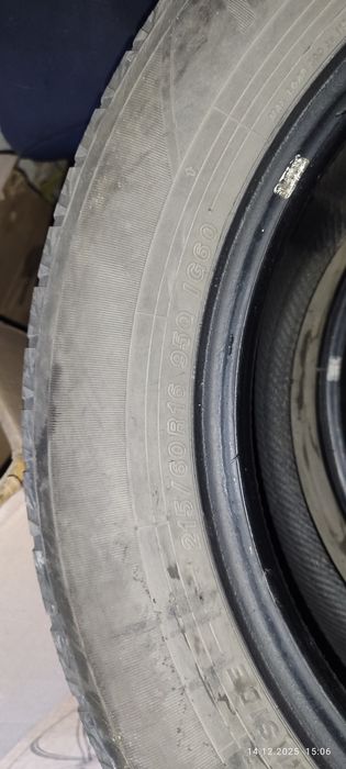 Зимний шины R16 размерде