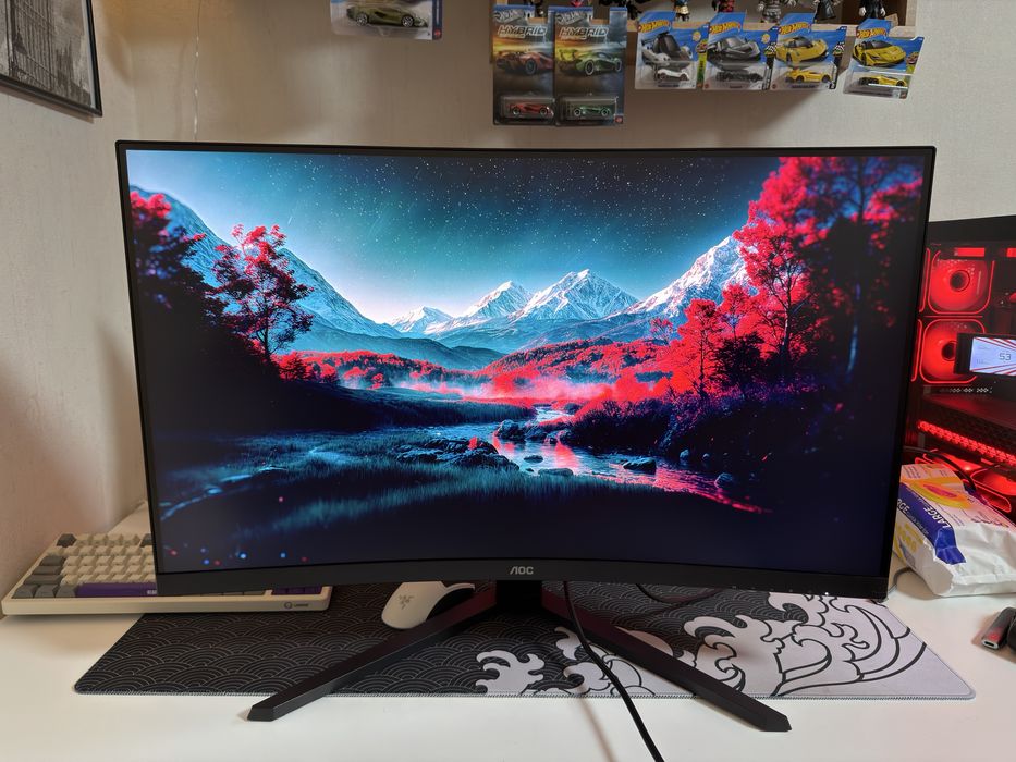 AOC CQ32G4VE 32” 2K 180Hz Gaming Monitor – Гаранция до 23.10.2027