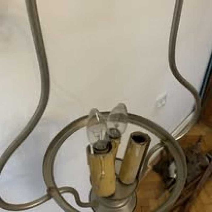 Candelabru terasa cu trei becuri