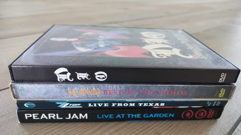 Lot DVD-uri Dio, Pearl Jam, ZZ Top, Def Leppard