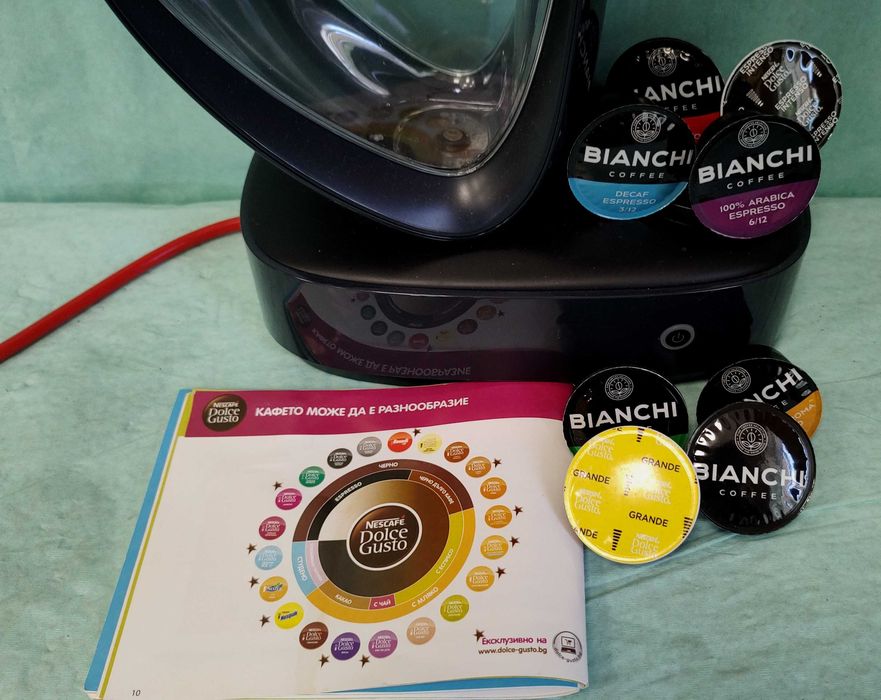 Кафемашина с гаранция 1 година NESCAFÉ® Dolce Gusto Krups Infinissima.Black