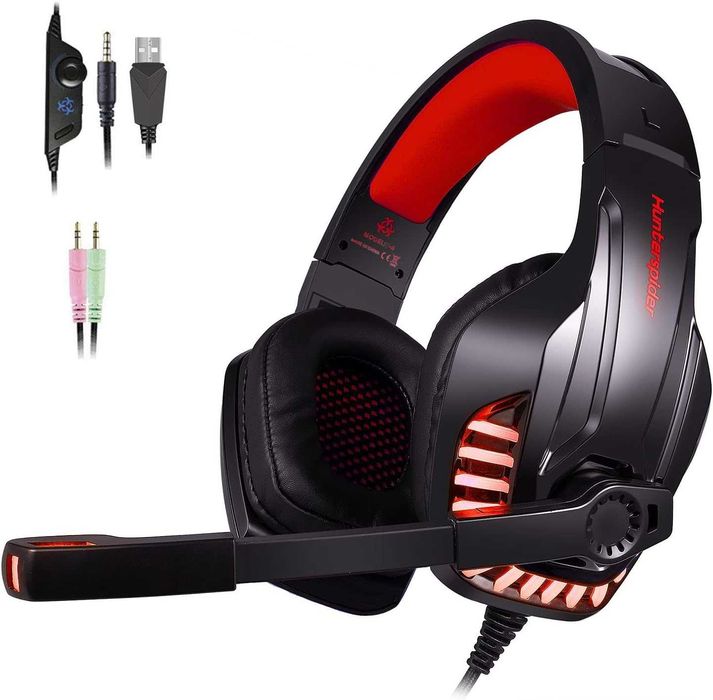 Геймърски слушалки Hunterspider PS4/5 с микрофон