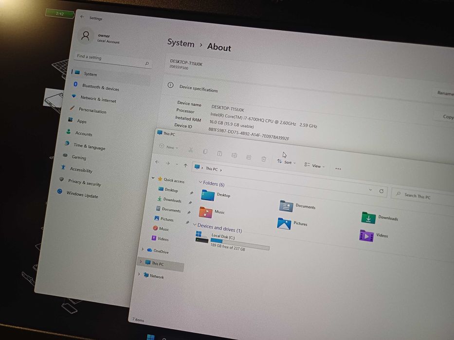 17.3' IPS Lenovo P70 FHD IPS™i7-6700HQ/16GB DDR4/Quadro M600/256GB SSD