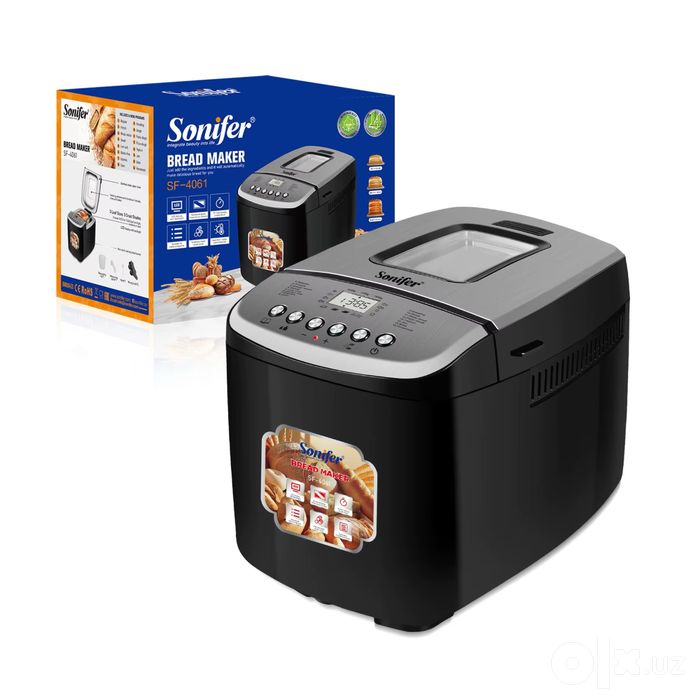 Доставка! Автоматическая хлебопечка Sonifer SF-4061