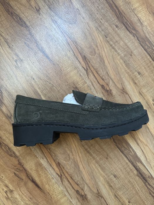 Туфли замшевые кожаные