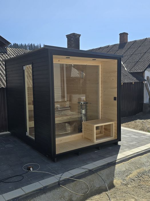 Sauna de exterior/interior/Aden Garden Toplita