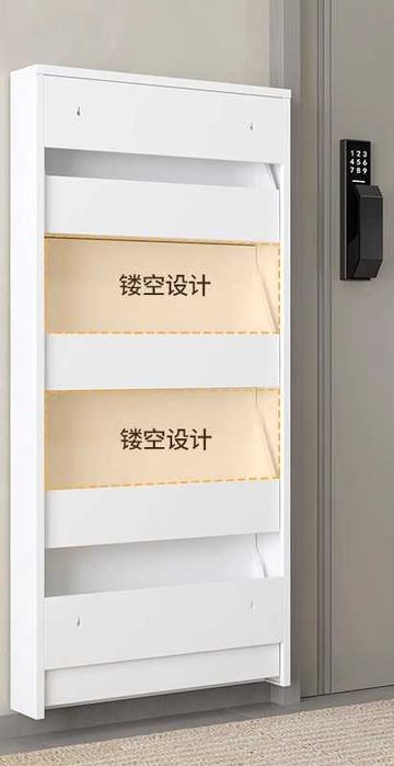 Экологичный, компактный шкаф для обуви/Обувной шкаф для узких прихожих