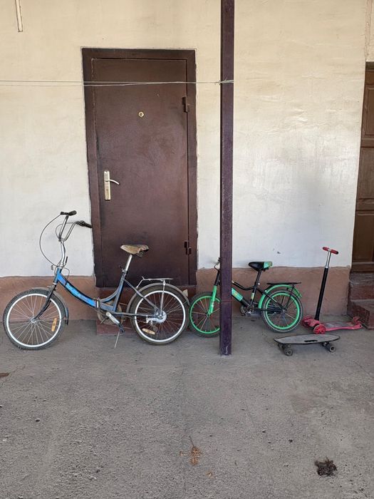 Срочно продается велосипед и самокат