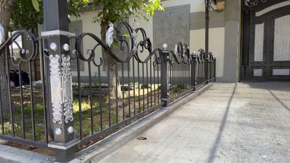 навес решётка огрождения перила ворота беседка naves darvoza reshotka