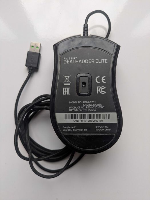 Геймърска мишка Razer Deathadder Elite, Ергономична