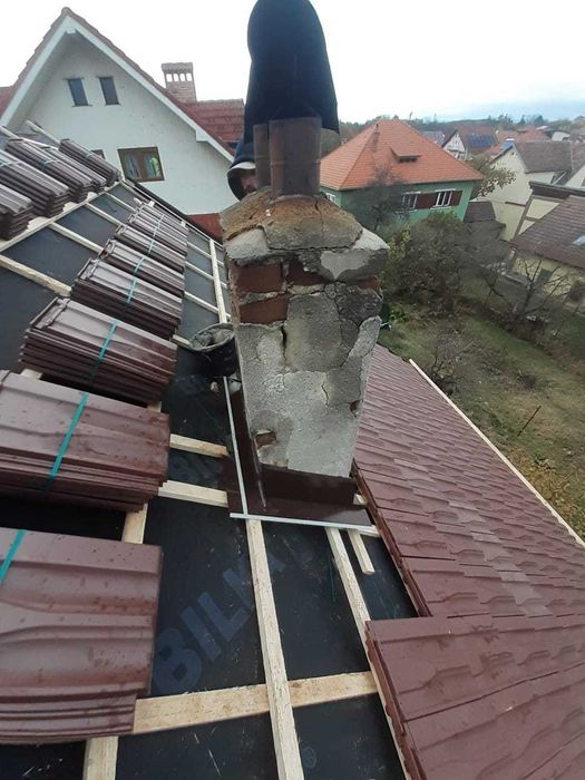 Constructii acoperis nou, sisteme pluviale, reparatii acoperisuri