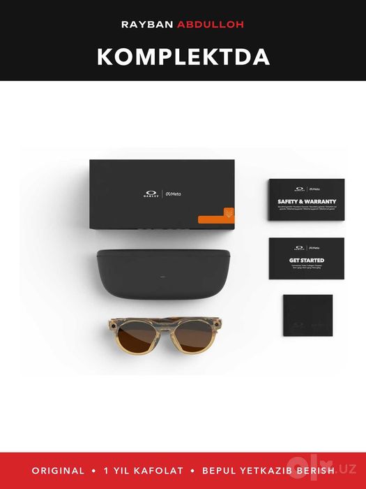 Oakley Meta HSTN Warm Grey, polyarizatsiya — original
