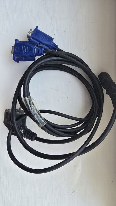 Кабель VGA, кабель питания