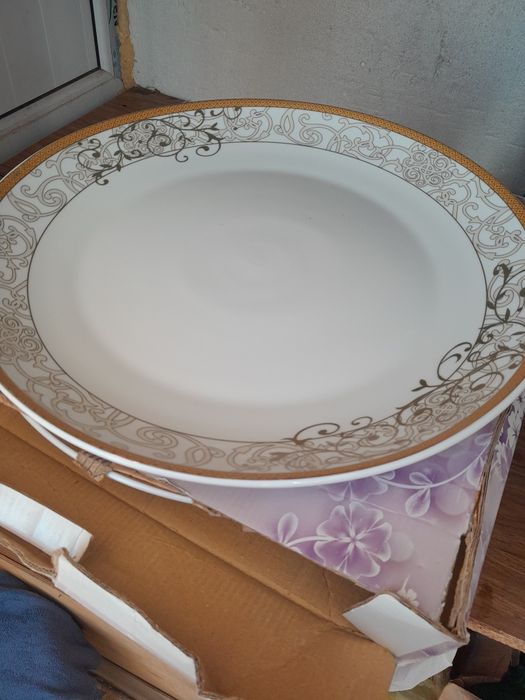 Набор рюмок кастсрюли блюда ложки