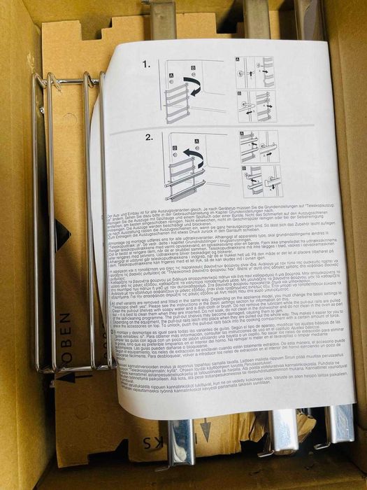 Șină pentru cuptor Siemens HZ438301 Oțel inoxidabil, 90 mm, 400 mm
