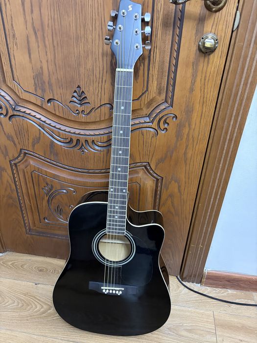Электроакустическая гитара Stagg SA20DCE BLK