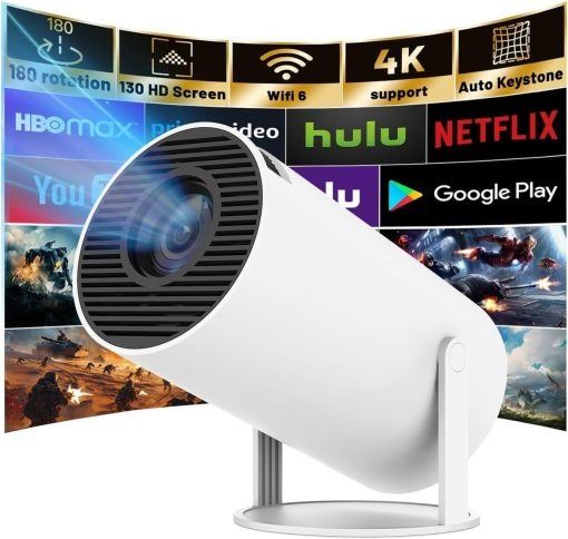 Smart projector wifi usb flesh
