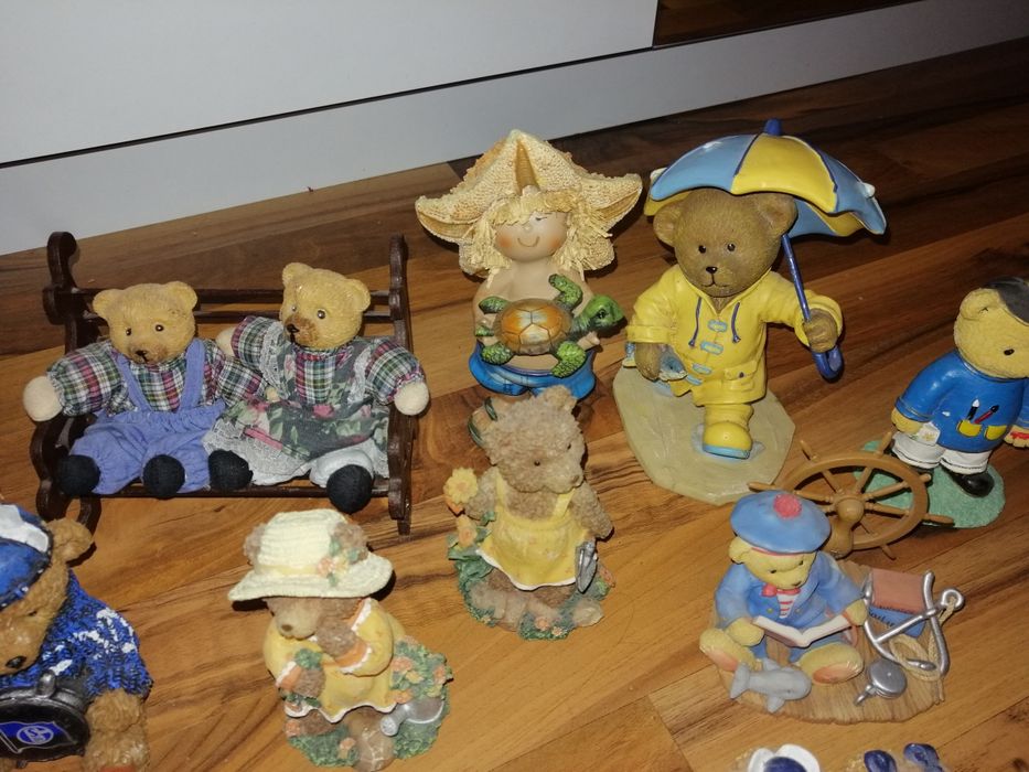 Set Figurine Ursuleți PVC Rasina, Linea Cherished Teddies BeanBears