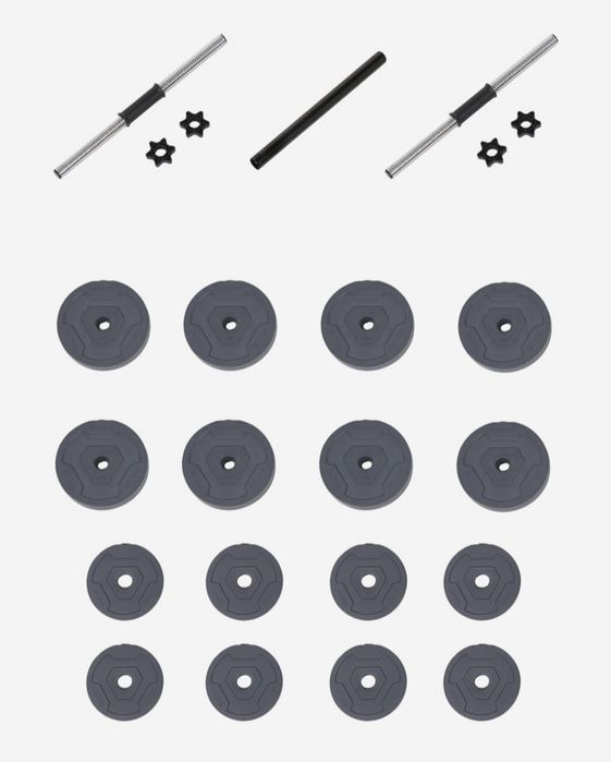 Гантели и штанга трансформер новые