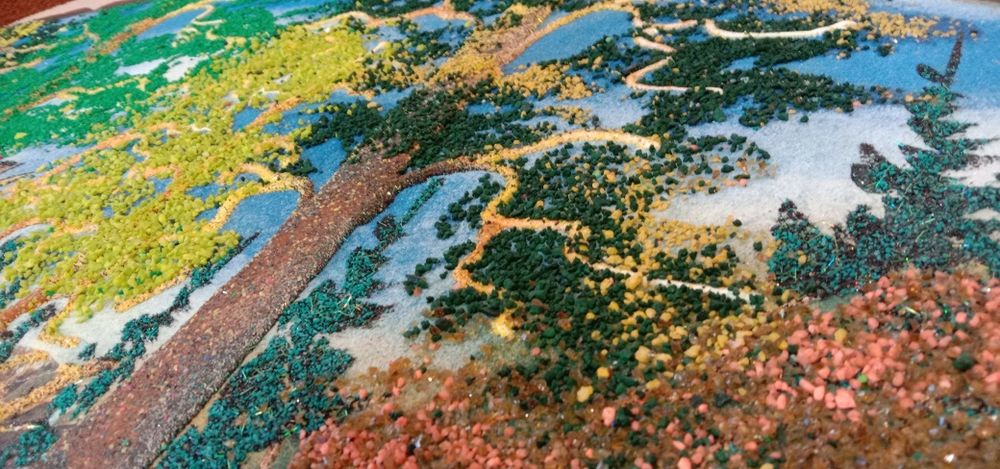 Настенное панно на спиле