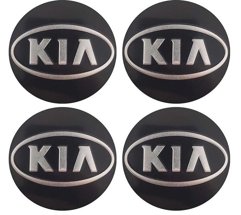 Алуминиеви стикери 65мм за тасове / за капачки за джанти / за Volkswagen VW Audi Renault Mazda Kia Subaru Hyundai Honda / нови самозалепващи емблеми