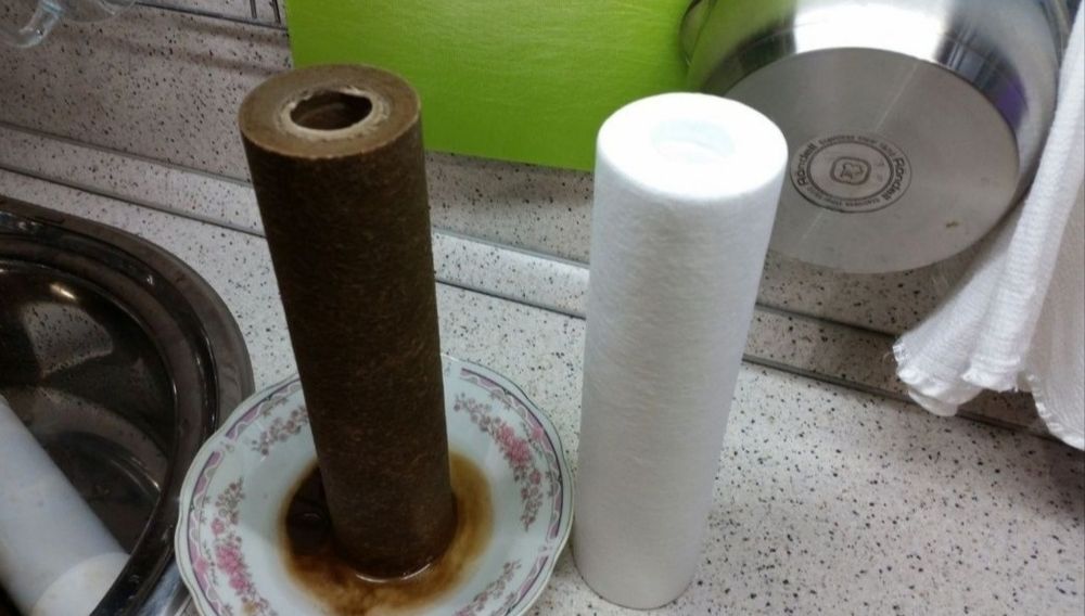 Замена картриджей для воды