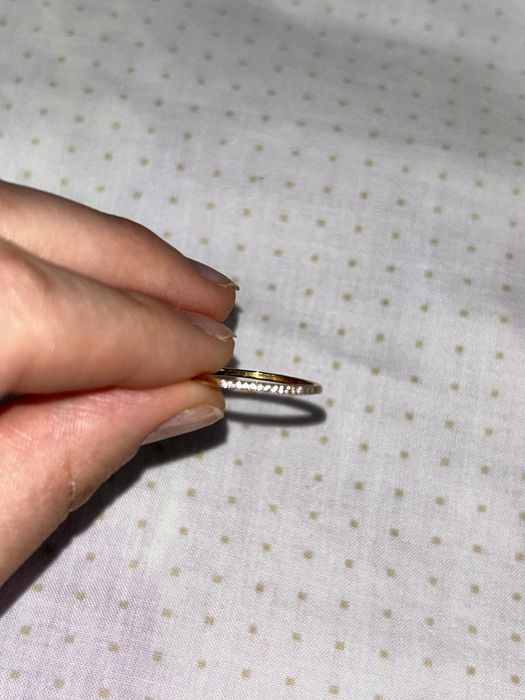 Колечко серебряное с бриллиантами