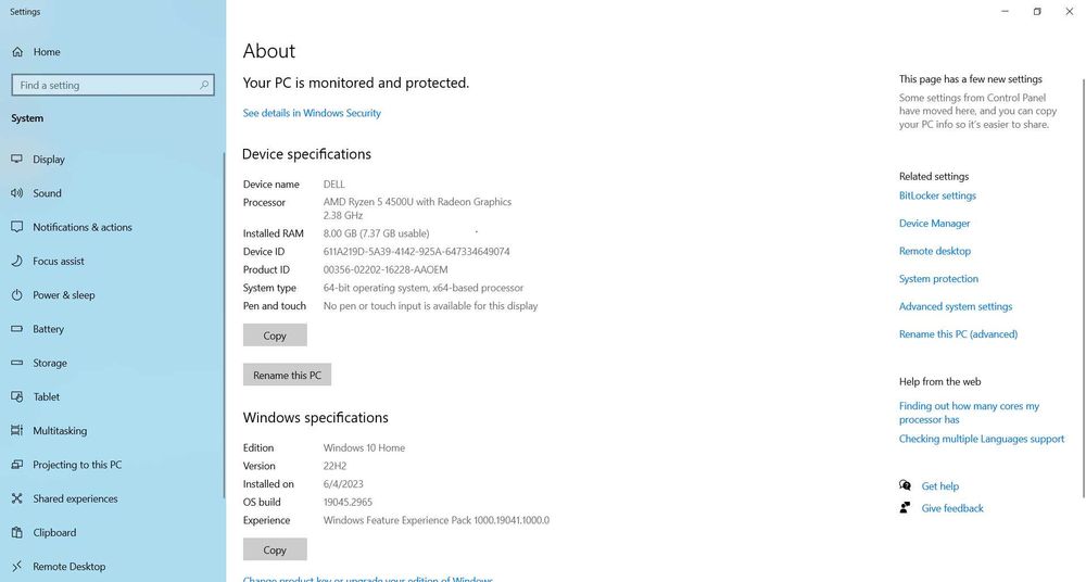 Лаптоп Dell Inspiron 5505