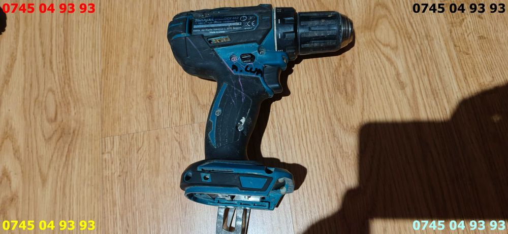 filetanta bormasina filetante bormasini MAKITA defecte DDF482 BDF452 18v cu sina se aprinde decat ledul pret pe bucata