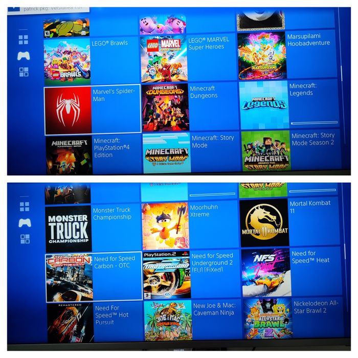 PlayStation 4/PS4 Slim 112 Jocuri FC26/Minecraft/GTA (Orice Joc Gratis)