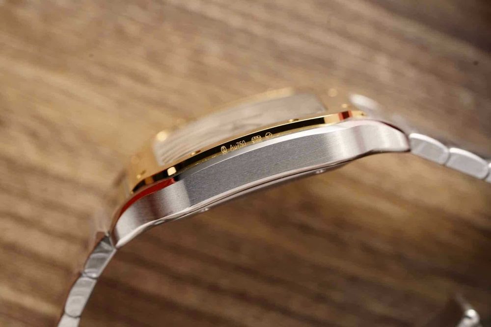 cartier santos 100 двуцветен