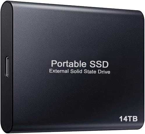 Външен диск 14TB SSD външен твърд диск USB-C USB 3.1