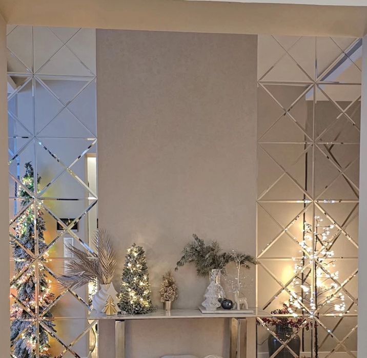 Комплект от 32 самозалепващи се акрилни огледала , 50x100 см