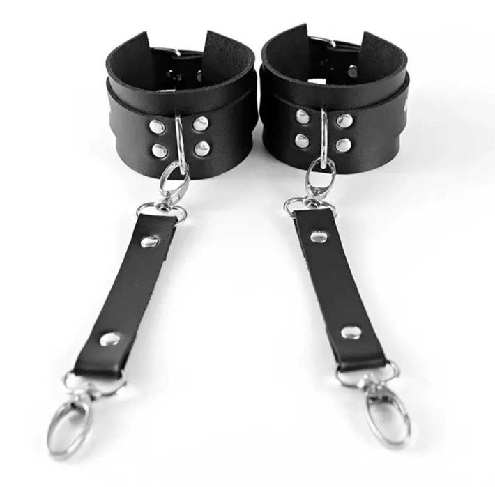 Cătușe sexy iubita piele ecologica + brățară glezna , brățară picior