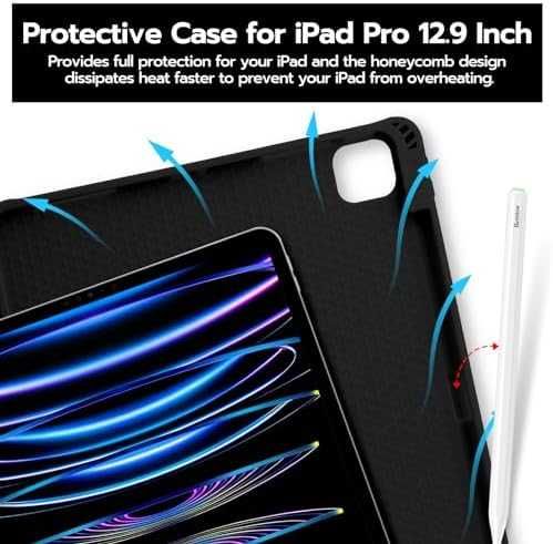 Нов Защитен Калъф с Магнитна Клавиатура за таблет iPad Pro 12.9 инча