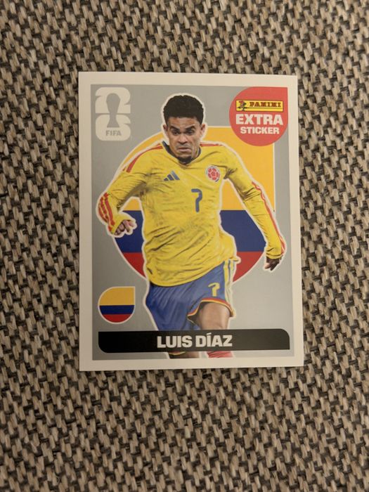 Luis Diaz Extra Sticker Panini