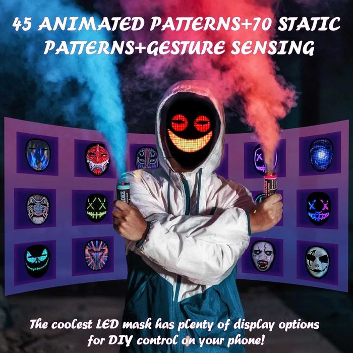 Depointer Life LED маска с презареждаща се Bluetooth