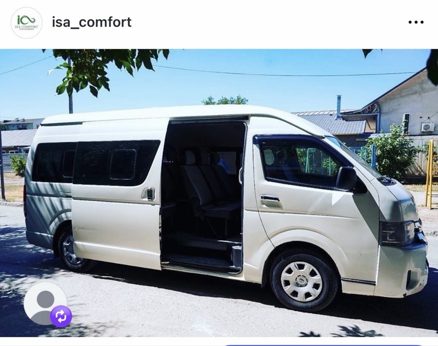 Тойота костра аренда автобуса Тойота хайс