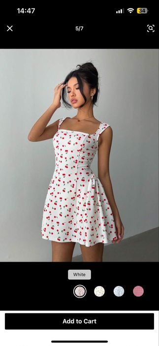 Рокля от Shein с череши