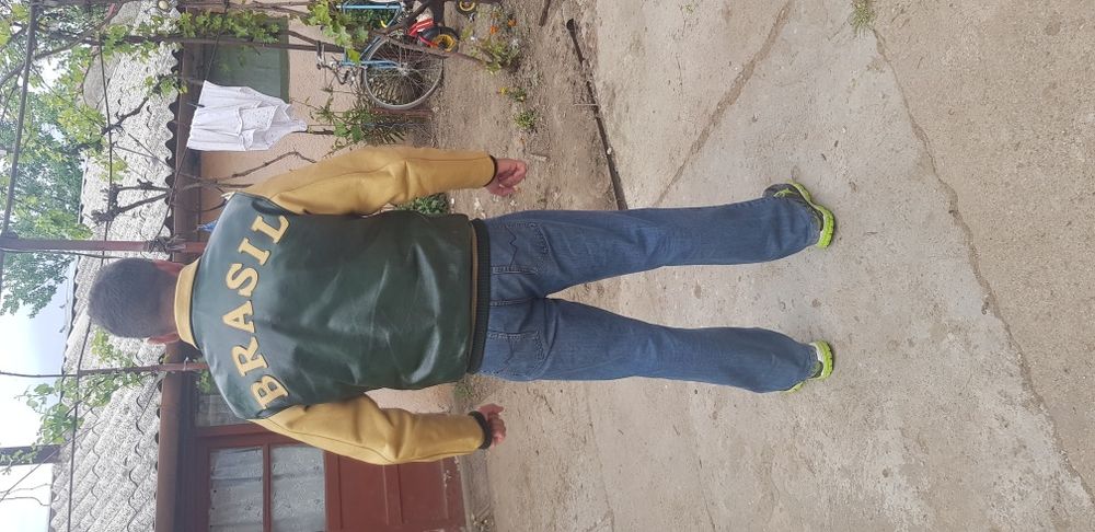 Geacă din piele unicat