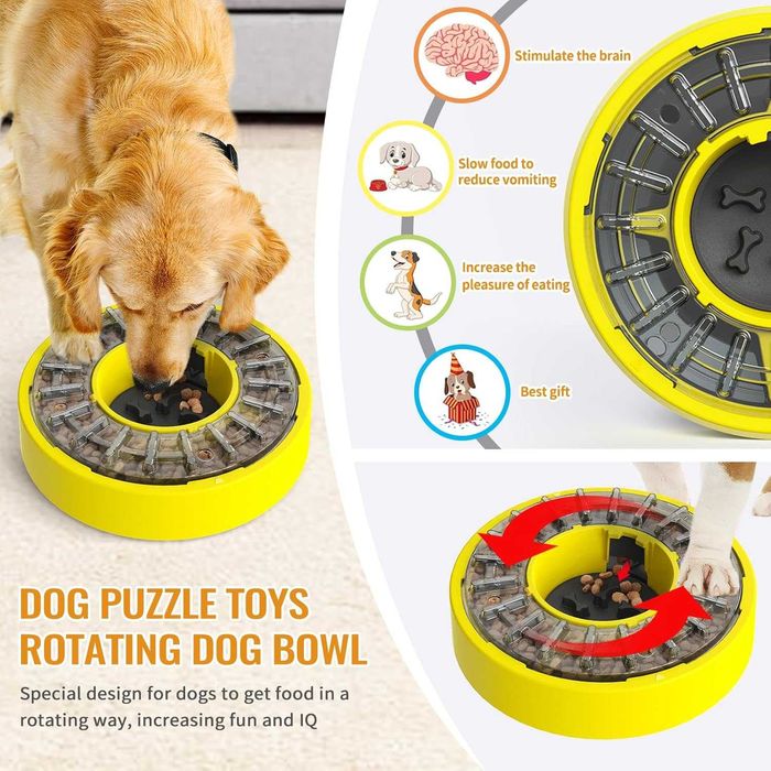 Cloudeck Slow Feeder Dog Bowl Купа-Играчка пъзел за кучета