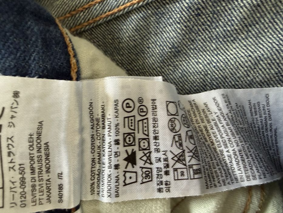 Blugi LEVIS 505 Albastru Barbati | Marime 36 x 34 (Talie 91 cm)