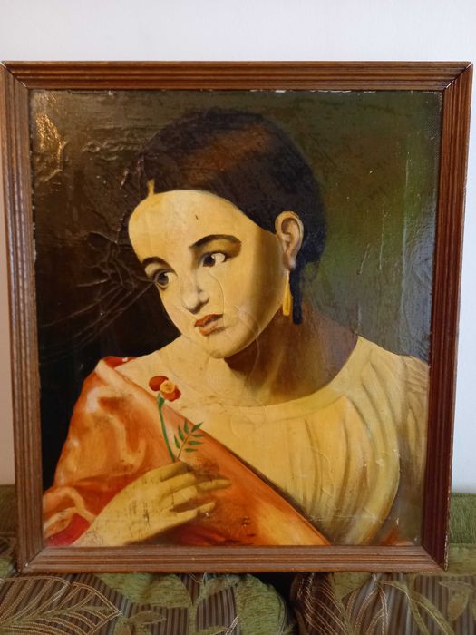 в продаже картина ссср. холст масло