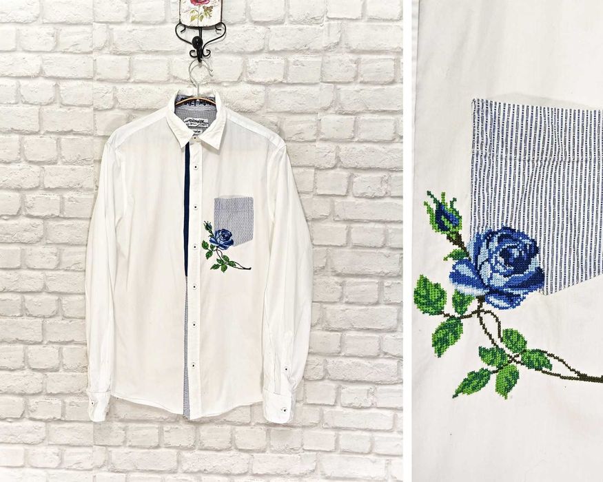 DESIGUAL Оригинална мъжка риза размер S