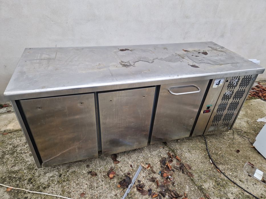 Frigider inox, dulap.frigorific, masa rece, saladeta